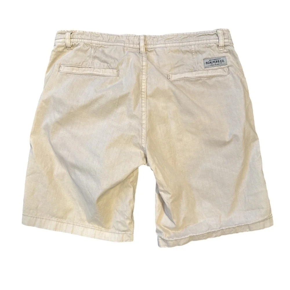 Scalpers 100% Organic Cotton Khaki‎ Shorts